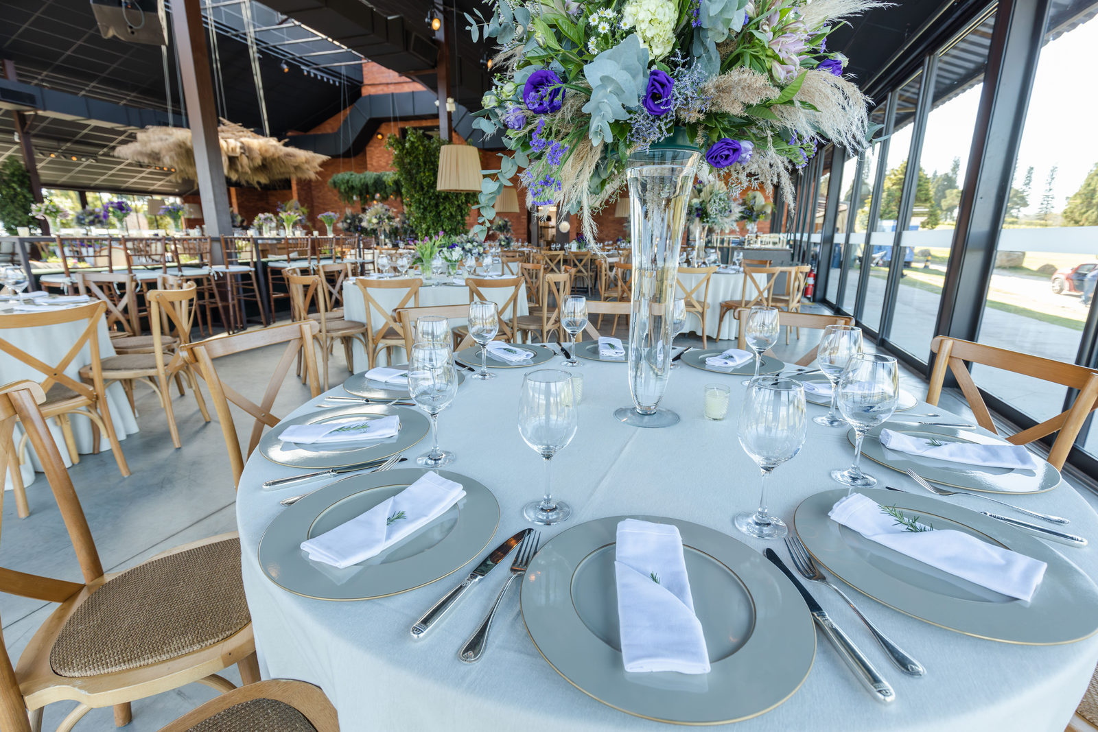 Fine dining table setting at HavenStay