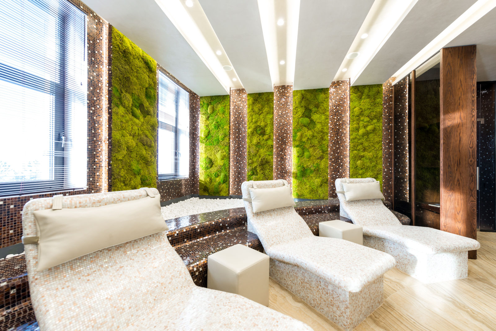 Relaxing wellness space